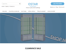 Tablet Screenshot of ostarshopfitting.com.au